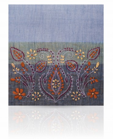 Палантин Женский ZW.EMB/BLUE